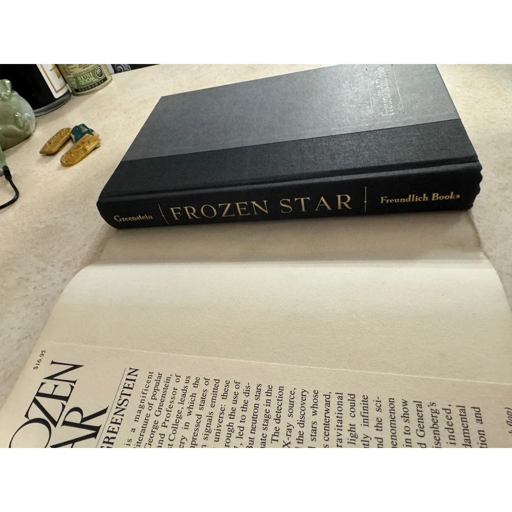 Frozen Star George Greenstein Pulsars Black Holes Fate of Stars 1983 Hardcover